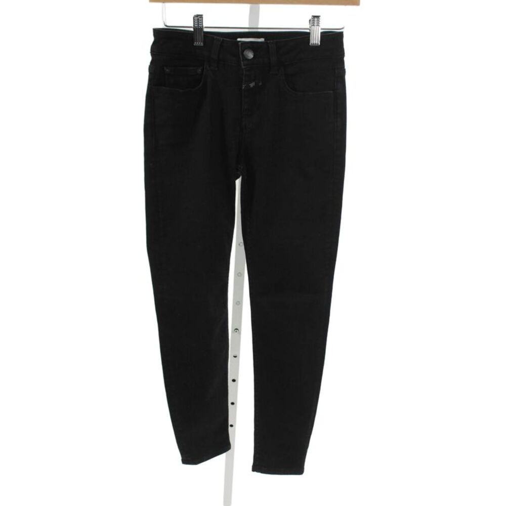 Closed Womens Skinny Black Cotton Mid Rise Jeans Size 24